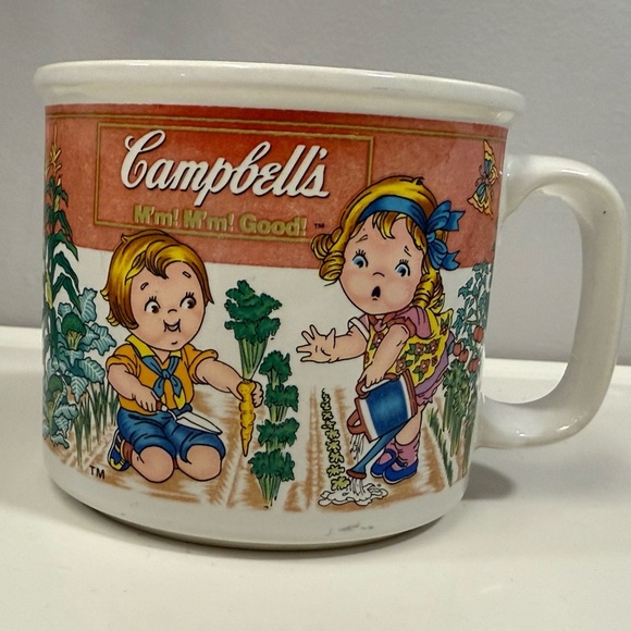 Campbell's Vintage 1993 Mug with Cartoon Design - Picture 2 of 5